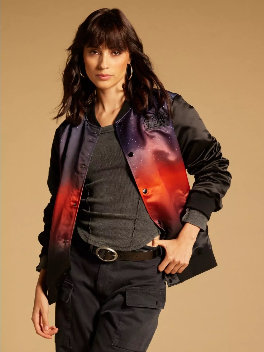 Our Universe Star Wars: The Clone Wars Group Shot Bomber Jacket